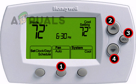 Reset the 6000 Series Thermostat
