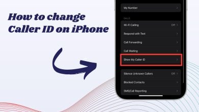 How to change caller id on iphone
