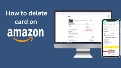 How to delete card on Amazon