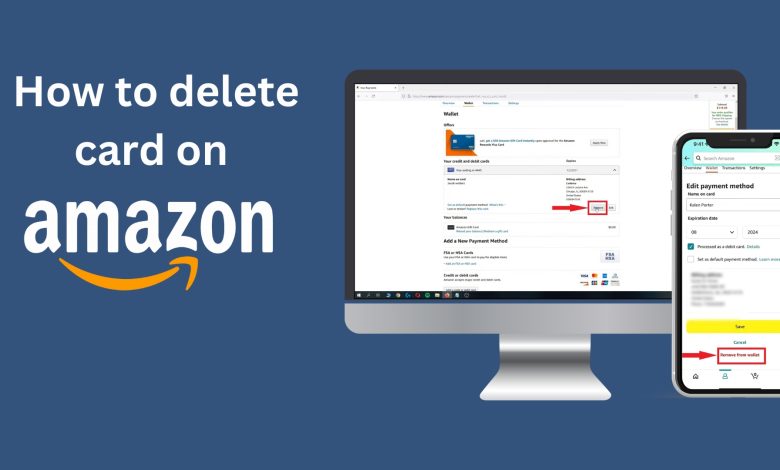 How to delete card on Amazon