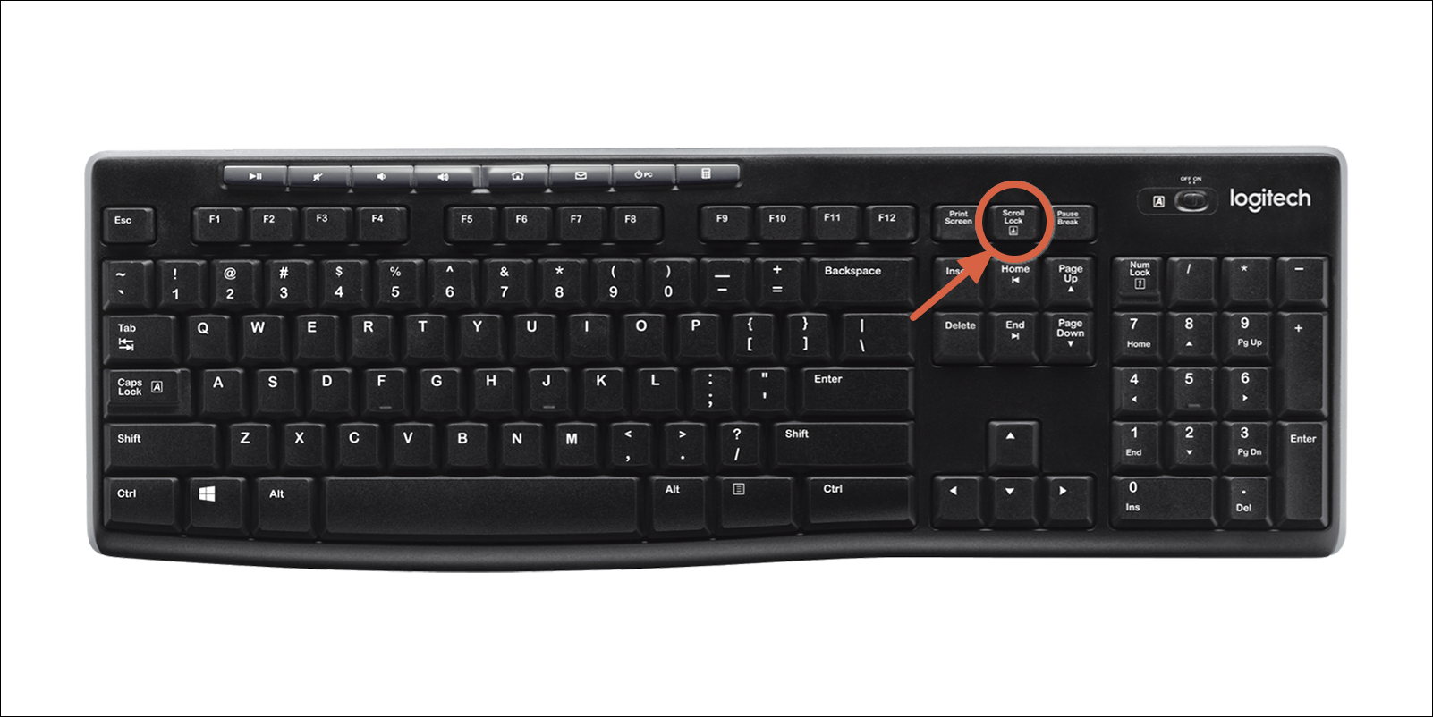Scroll Lock Key on Full Sized Keyboards