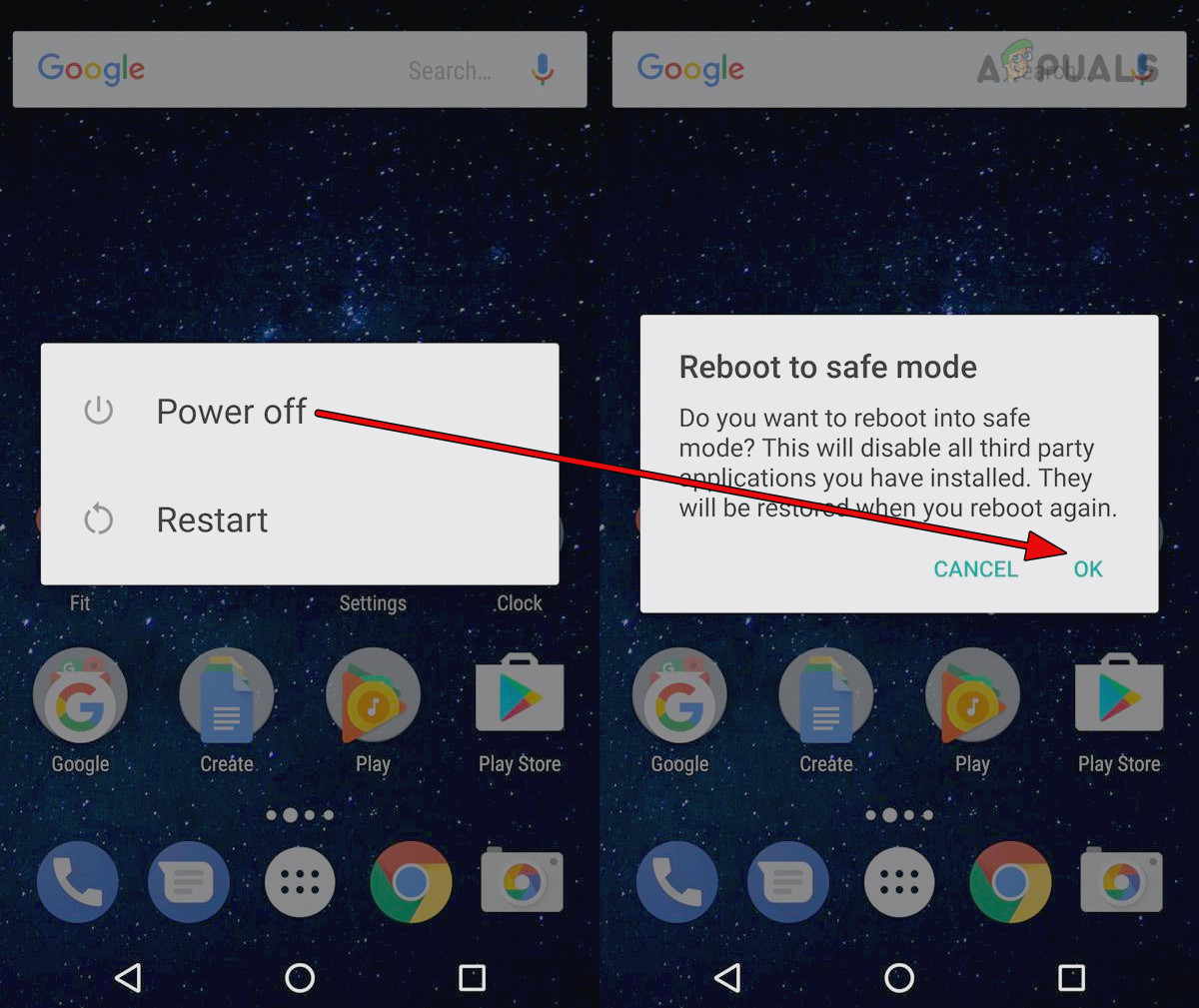 Boot the Android Phone into the Safe Mode