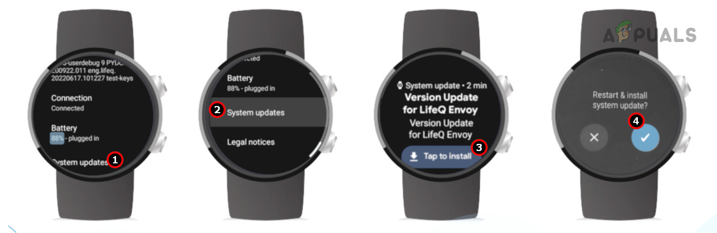 Check for the Wear OS Updates 