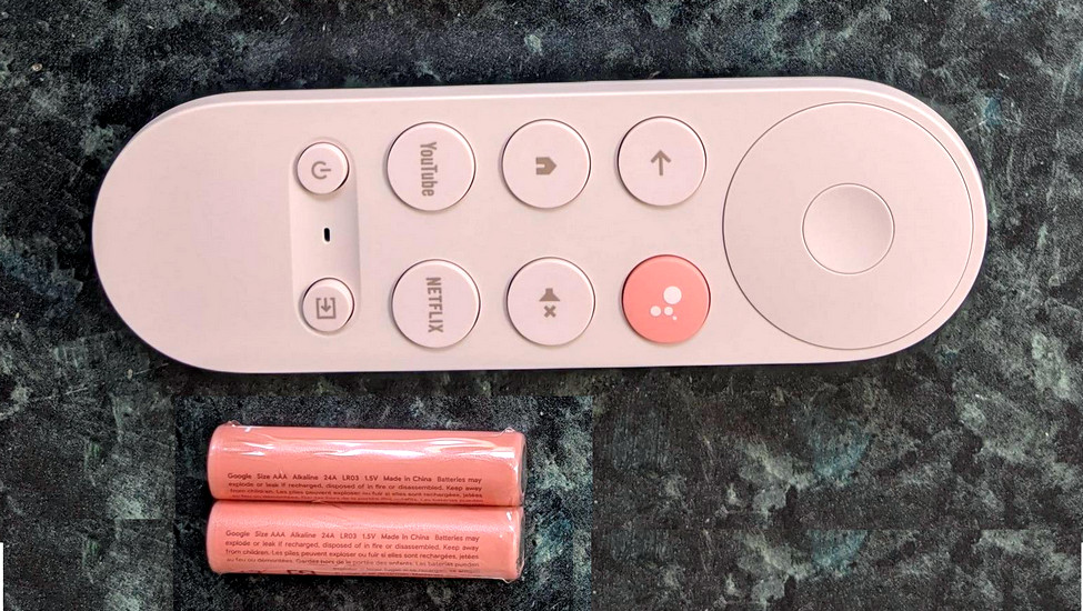 Replace Batteries in the Google TV Remote