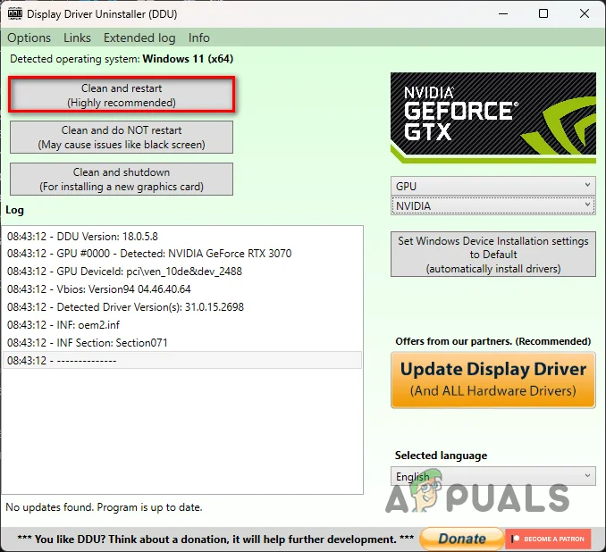 Removing Existing Graphics Drivers