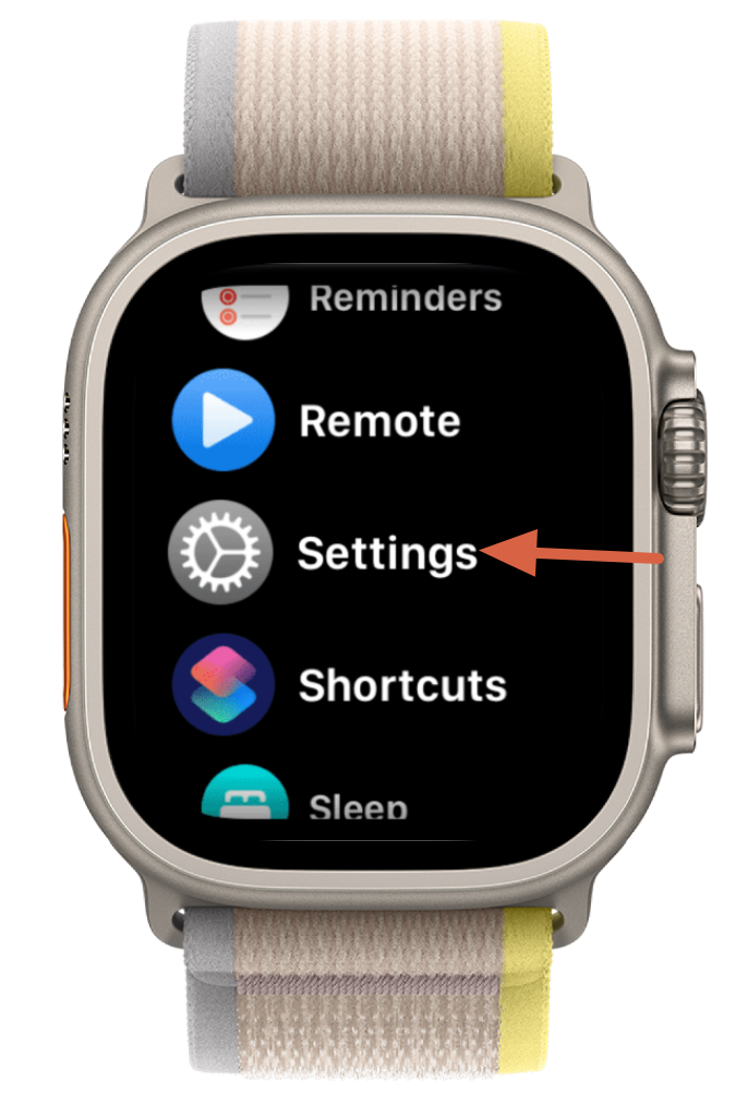 Settings - Apple Watch