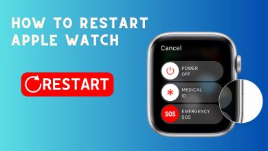 How to restart Apple Watch