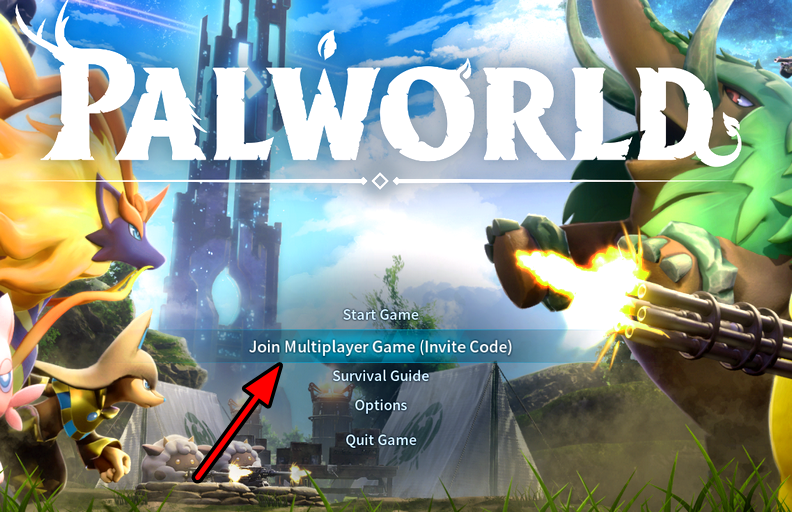 Join Multiplayer Game of Another Player in Palworld