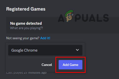 Adding your browser as a Registered Game