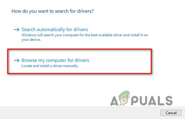 Browsing computer for drivers