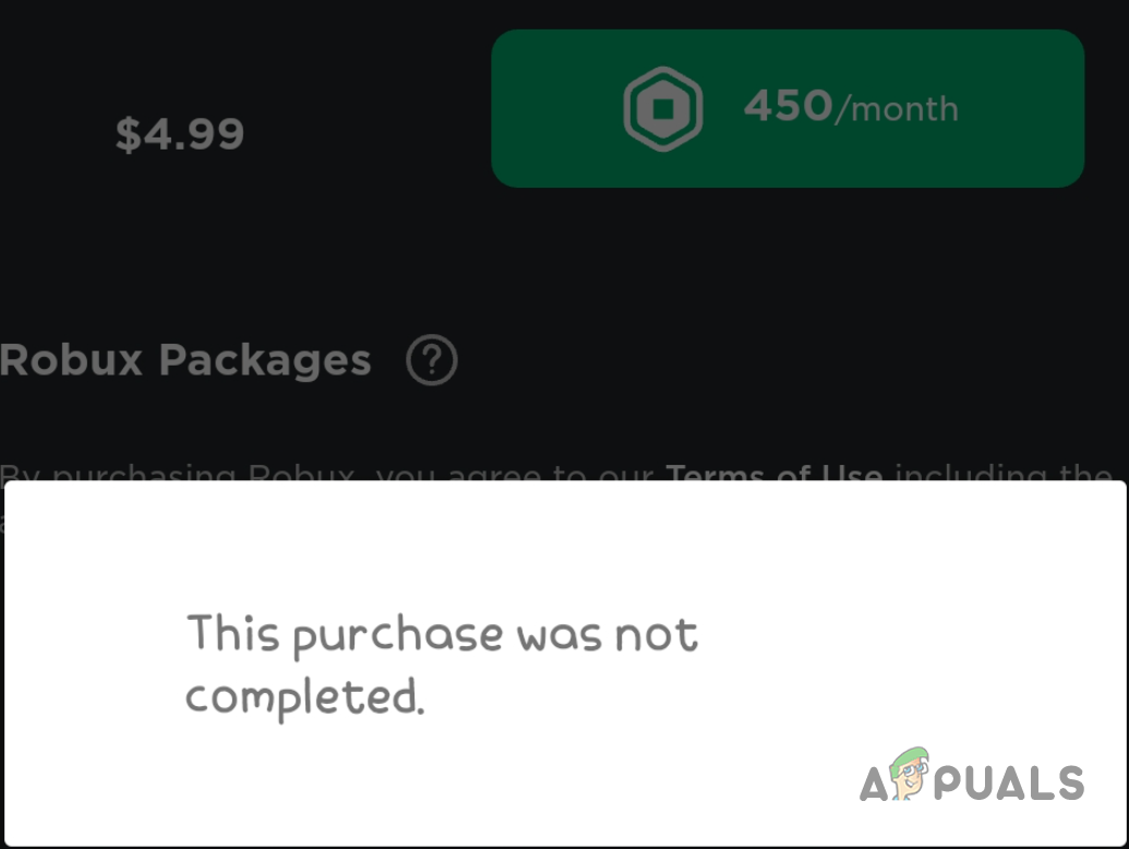 Cant Buy Robux Fix