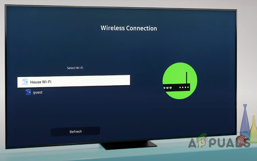 Connecting to Wifi on Smart TV