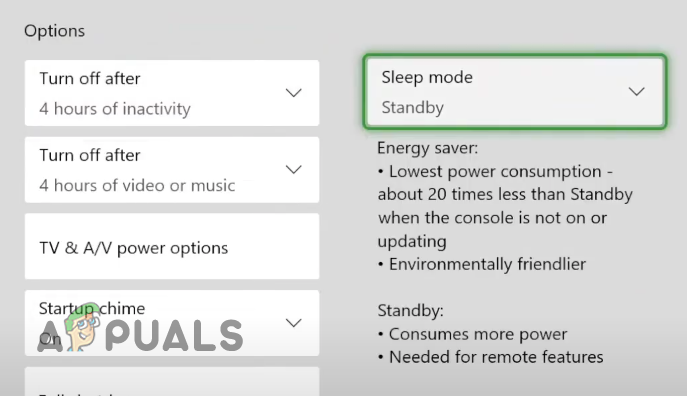 Disabling Power Saving Mode on Xbox One
