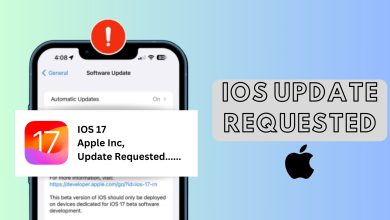 iOS update requested