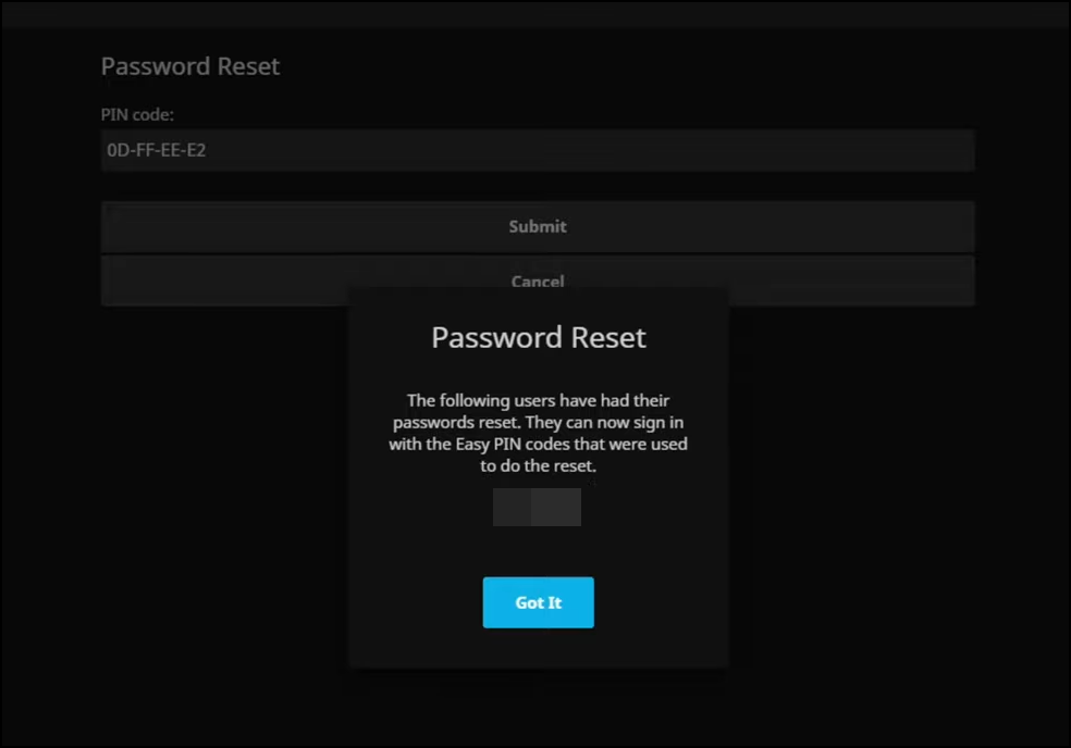 Successfully Reset Password
