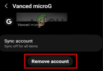 Removing your Google Account from Vanced MicroG