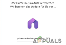 Dev Home Update Stuck at 90%