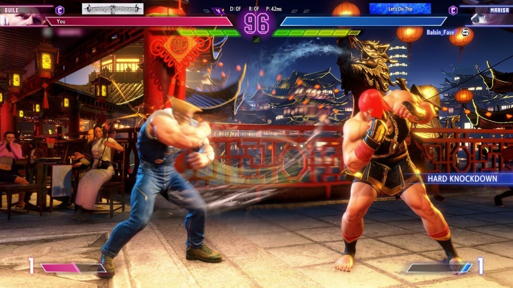 Street Fighter 6 match fight.