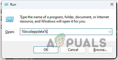 Opening Local AppData Folder