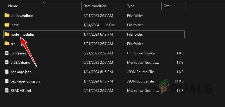 Deleting Node_Modules Folder