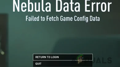 Failed to Fetch Game Config Data Error Message