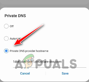 Setting Private DNS