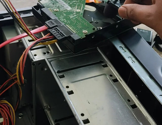 Disconnect Additioan Hard Drives from the System