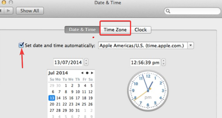 Check your date and time settings