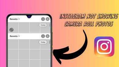 Instagram not showing camera roll photos