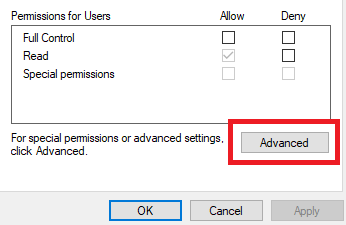Advanced User Permissions