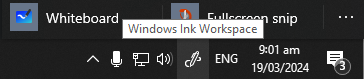 Windows Ink Workspace Location
