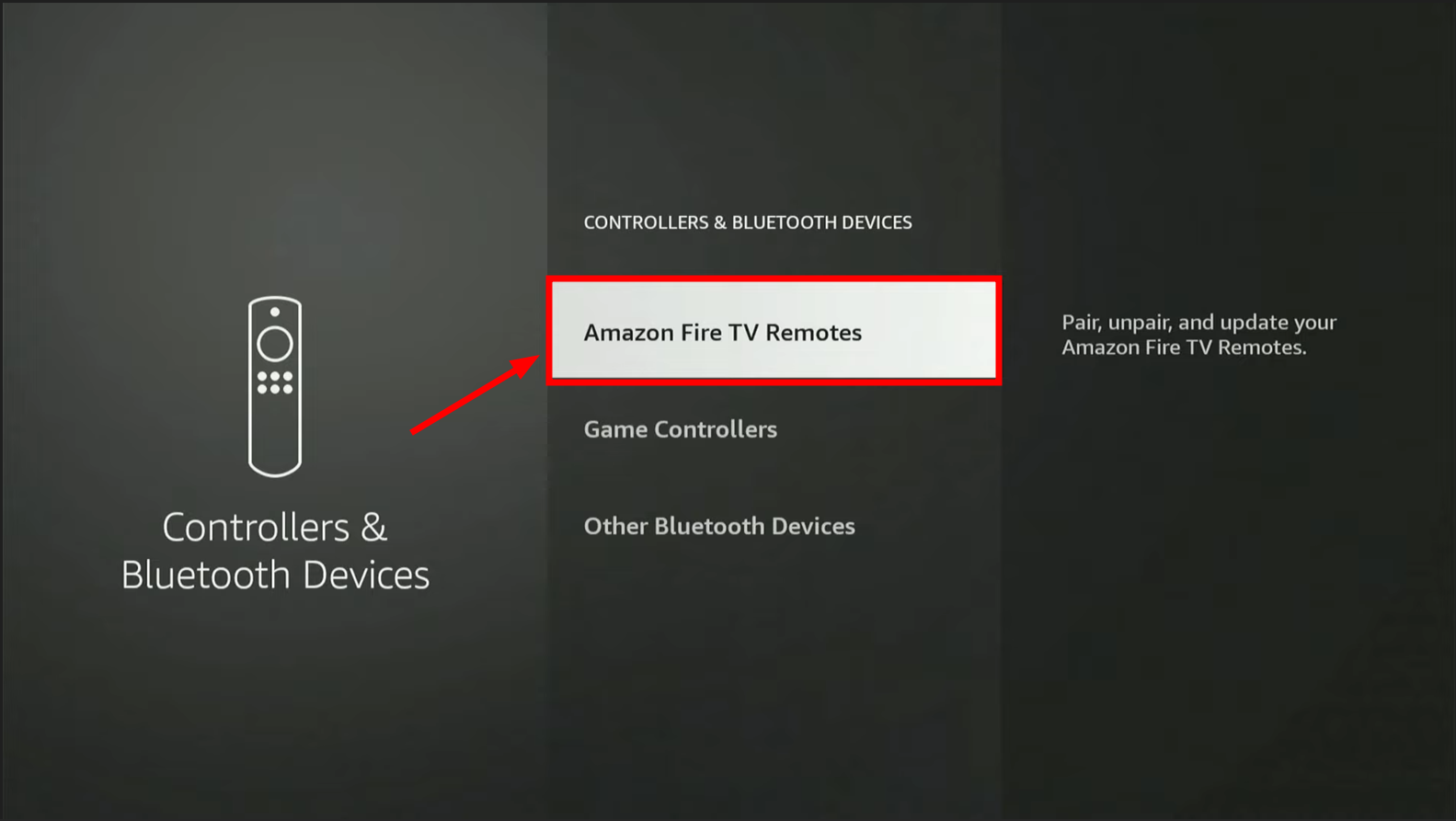Select Amazon Fire TV Remotes