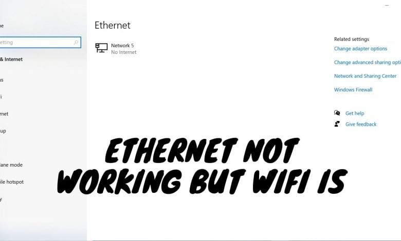 Ethernet not working but WiFi is