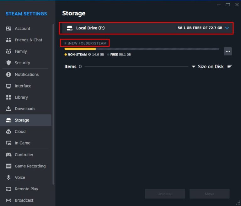 Fix: Steam Error Destination Folder Must Be Empty
