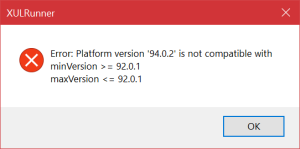Version Error Fix: