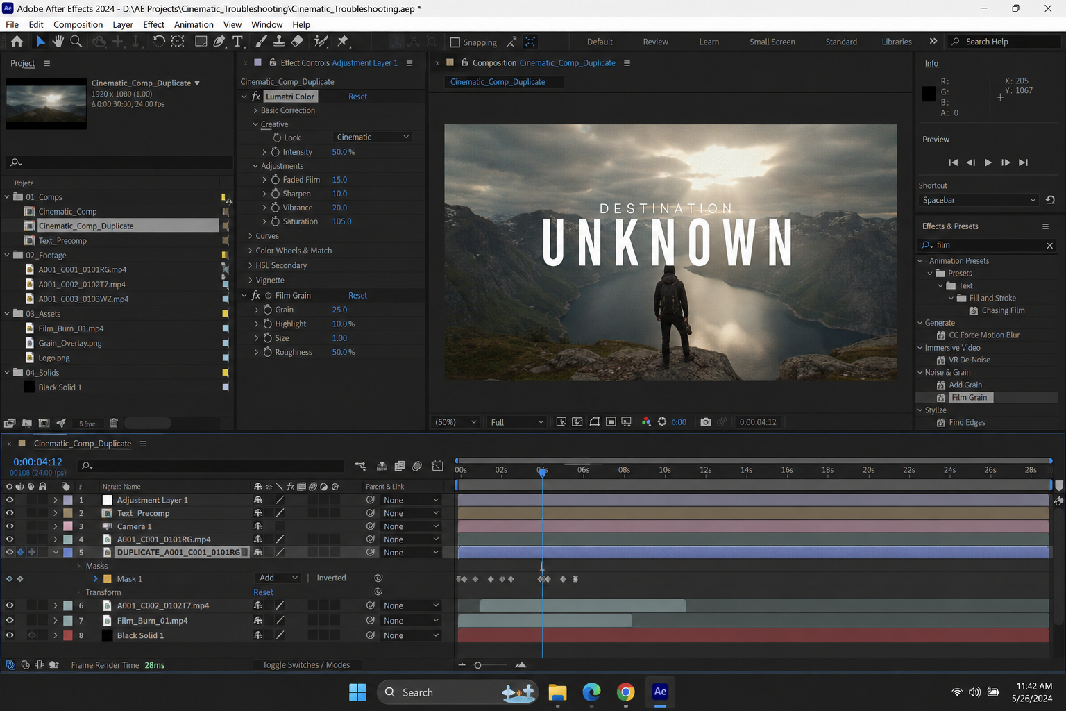 After Effects mask and shape layers being recreated after overflow converting ratio denominators error.