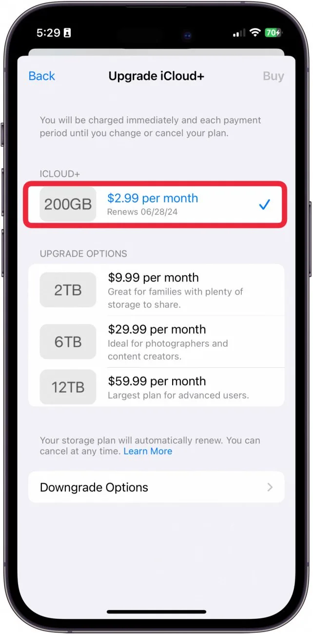 iPhone and Mac iCloud storage screens used to confirm whether iCloud Mail can still receive messages.