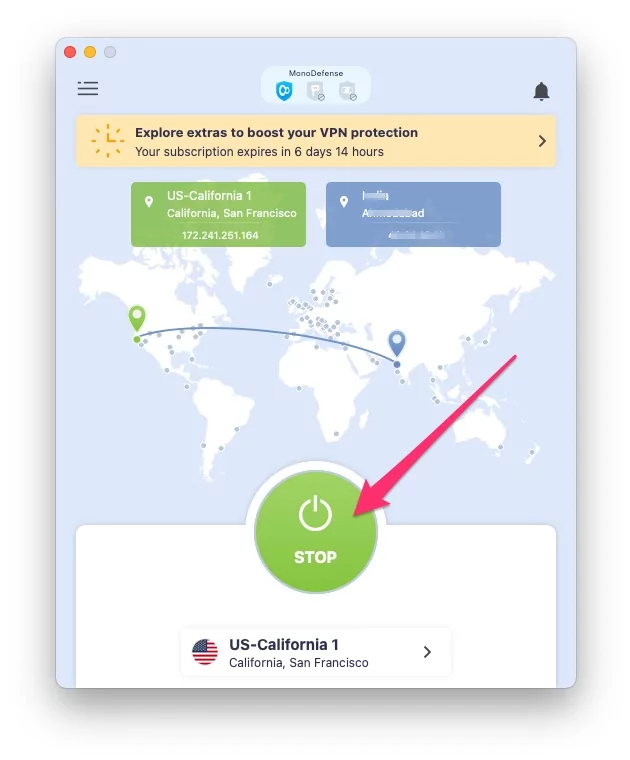 iPhone and Mac settings used to turn off a VPN before testing iCloud Mail again.