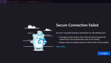 Firefox showing a website loading error while the same website is open in another browser.